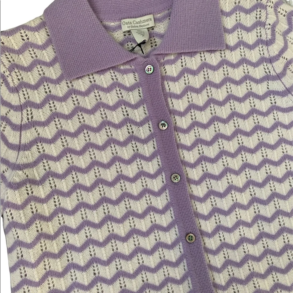 ❤️🔥❤️ OATS CASHMERE BY DEBRA HAYBURN JORRY 100% cashmere sweater size M❤️🔥❤️ - Picture 3 of 8
